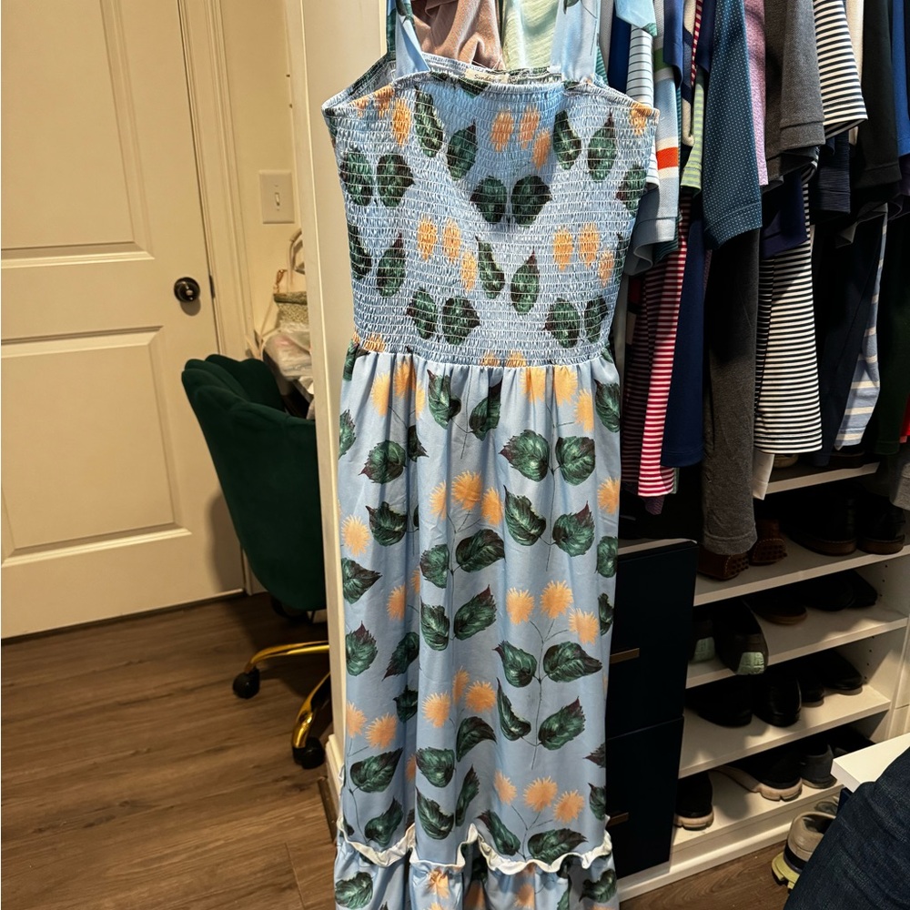 Boutique Brand Smocked Bodice Dress
